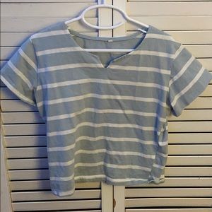 Striped Crop Top